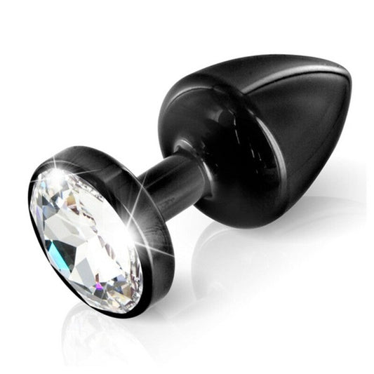 Anni butt plug rond noir 30 mm diogol 70130