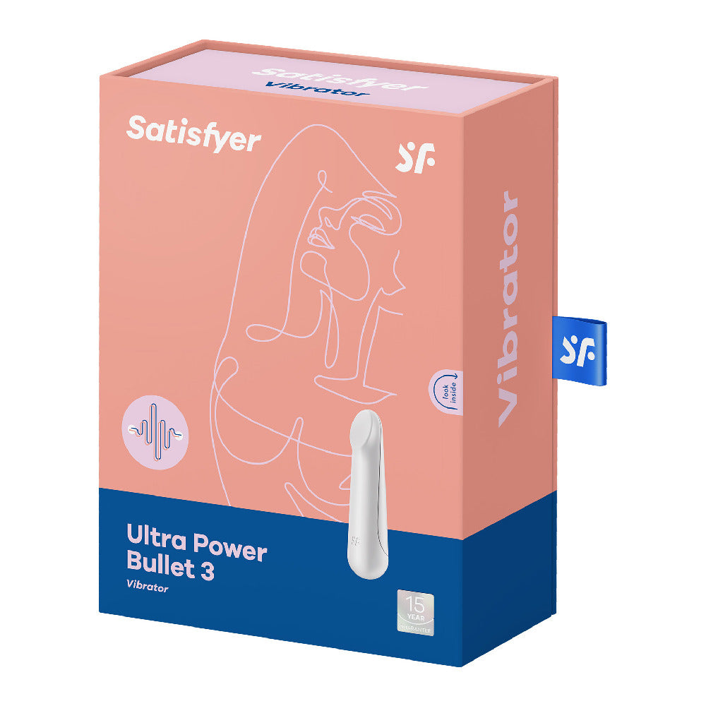 Bullet vibromasseur ultra power satisfyer blanc