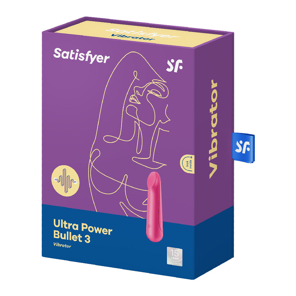 Bullet vibromasseur ultra power satisfyer rouge