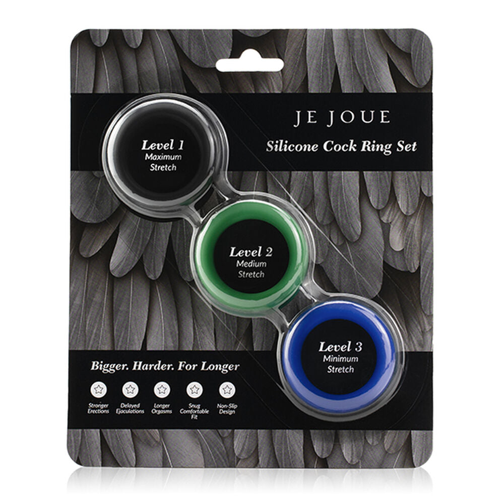 Cock ring je joue pack silicone 3 uds