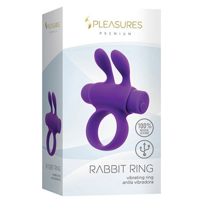 Cockring s pleasures rabbit violet