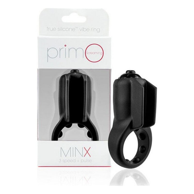 Cockring vibrant the screaming o primo minx premium noir