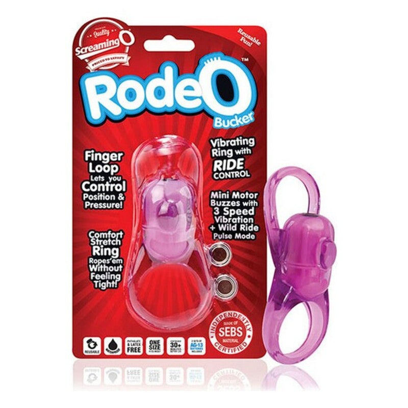 Cockring vibrant the screaming o rodeo bucker lilas