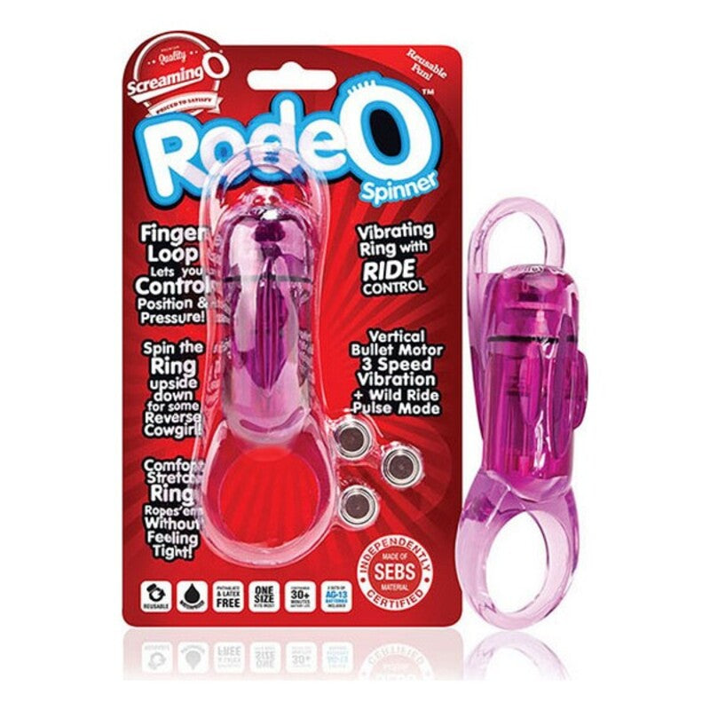 Cockring vibrant the screaming o rodeo spinner lilas