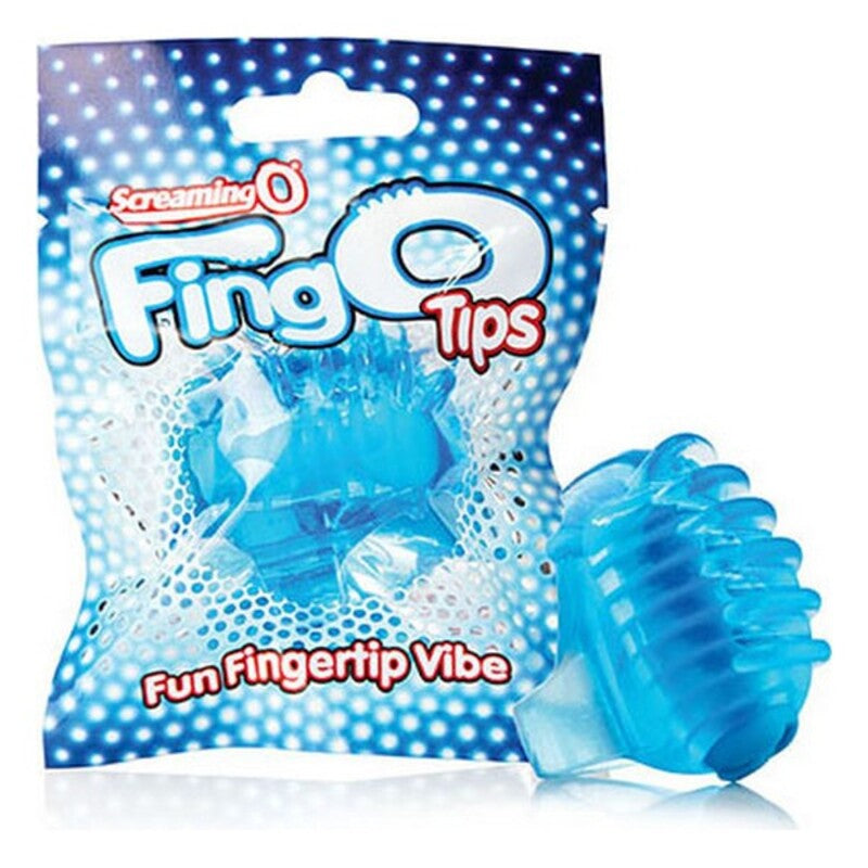 Finger vibromasseur orb the screaming o fingo tips bleu