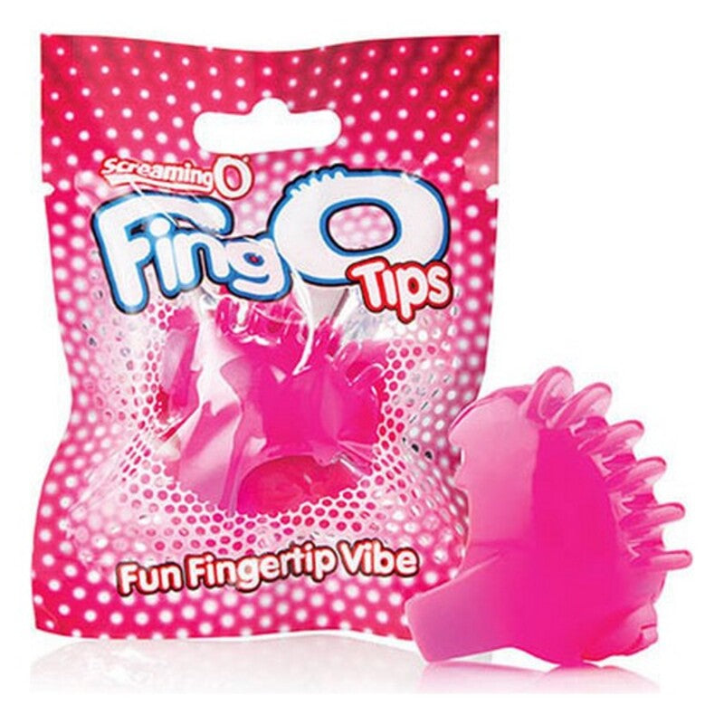 Finger vibromasseur orb the screaming o fingo tips rose
