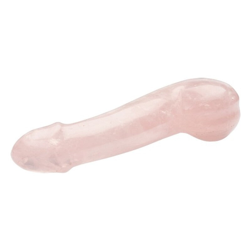 Gode ​​penis quartz rose la gemmes