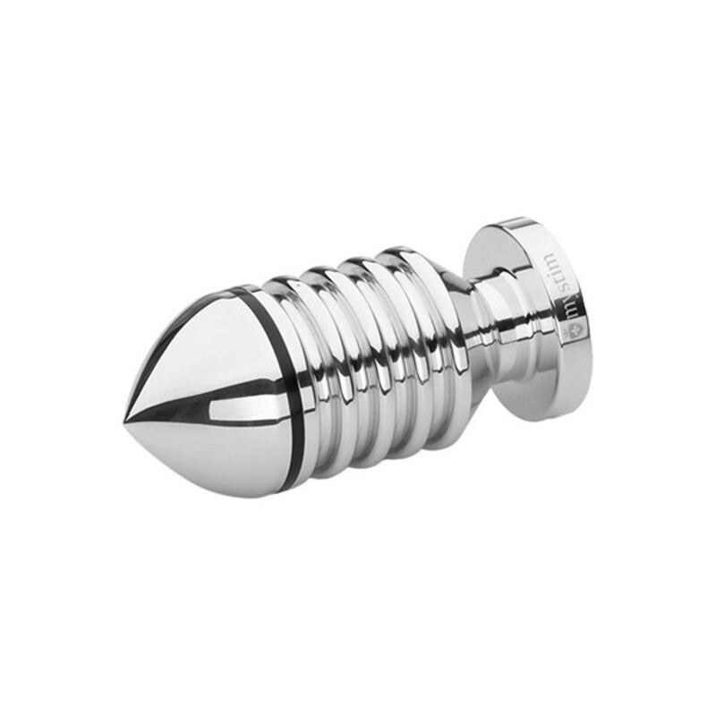Hector helix butt plug s mystim aluminium argente 10 cm