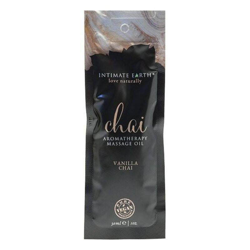 Huile de massage erotique intimate earth chai vanilla sweet 30 ml