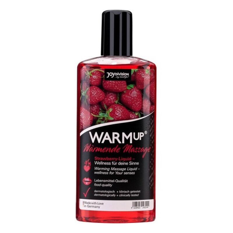 Huile de massage erotique joydivision warm up fraise 150 ml
