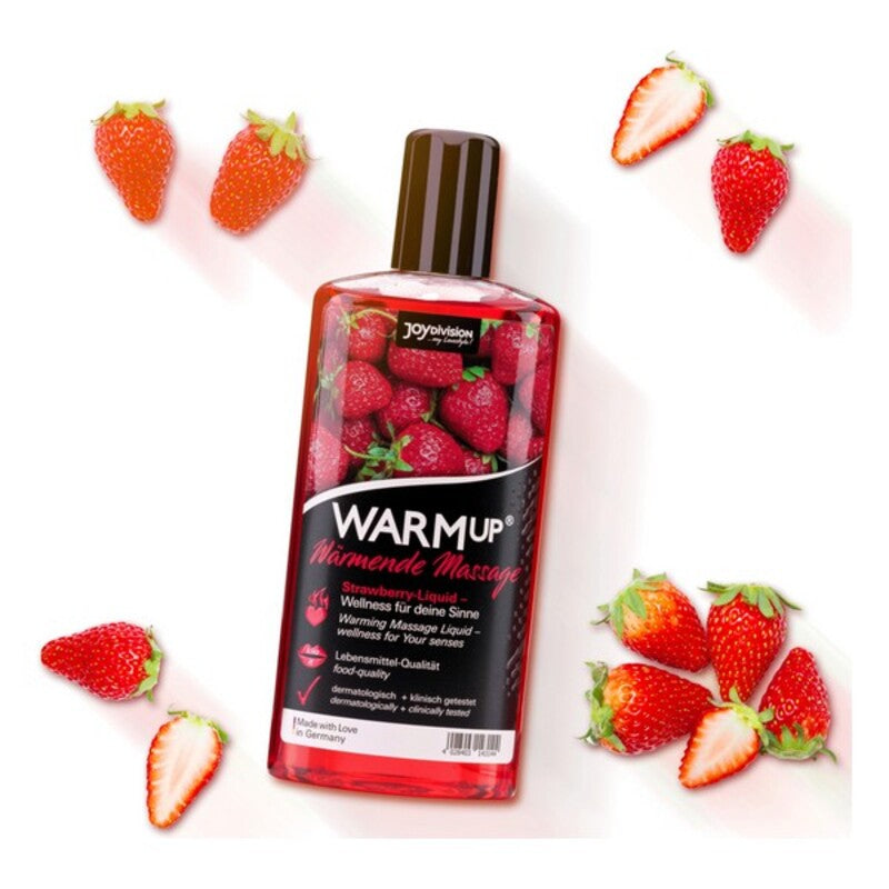 Huile de massage erotique joydivision warm up fraise 150 ml