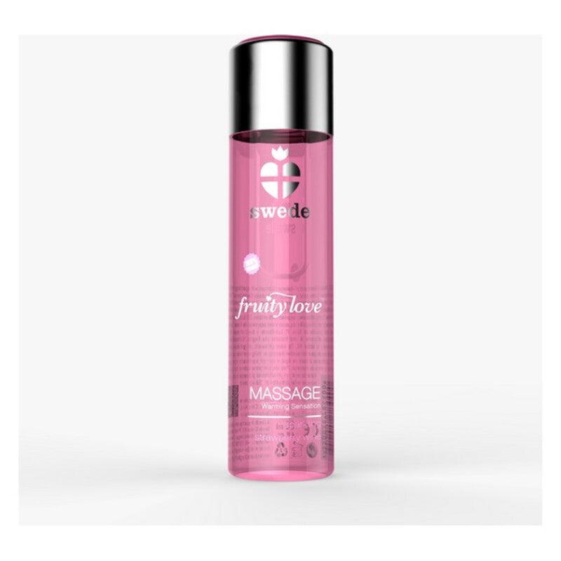 Lotion de massage fruity love massage sparkling strawberry wine swede 120 ml