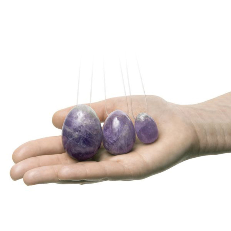 Oeufs de yoni la gemmes amethyste