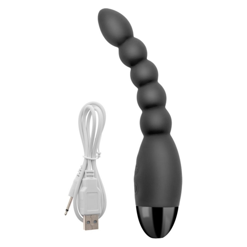 Perles anales s pleasures phaser silicone noir