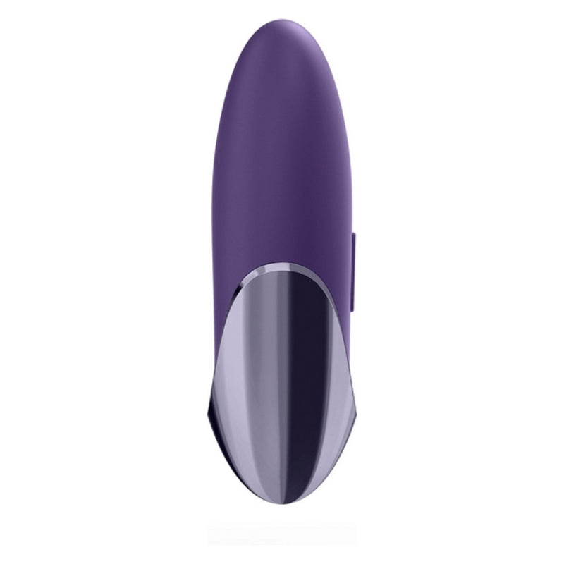 Pleasure lay on clitoris vibromasseur satisfyer lilas