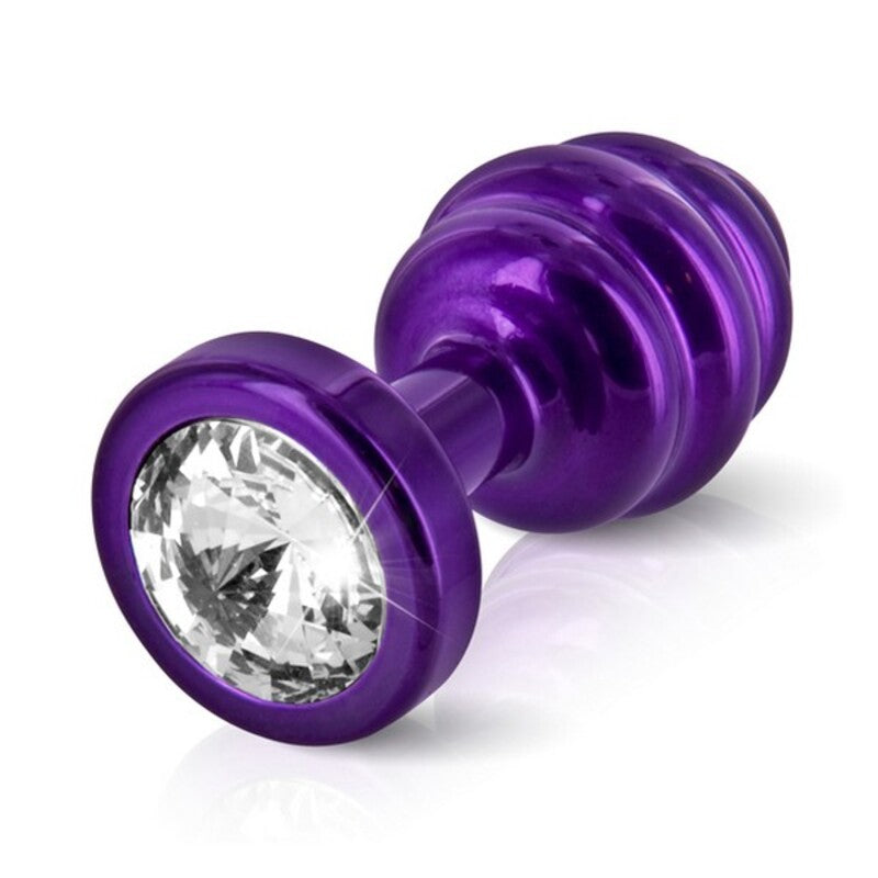 Plug anal ano nervure violet 30 mm diogol 71649