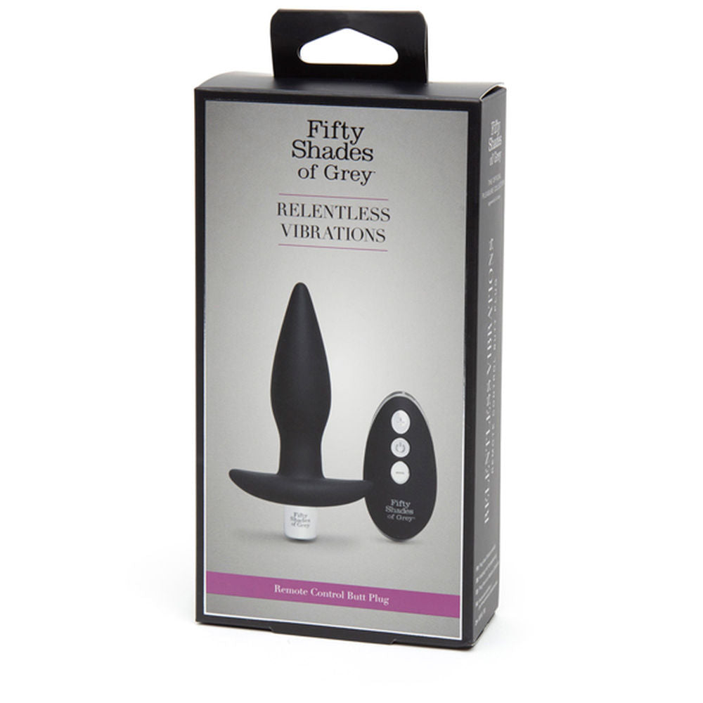 Plug anal fifty shades of grey vibrations telecommande