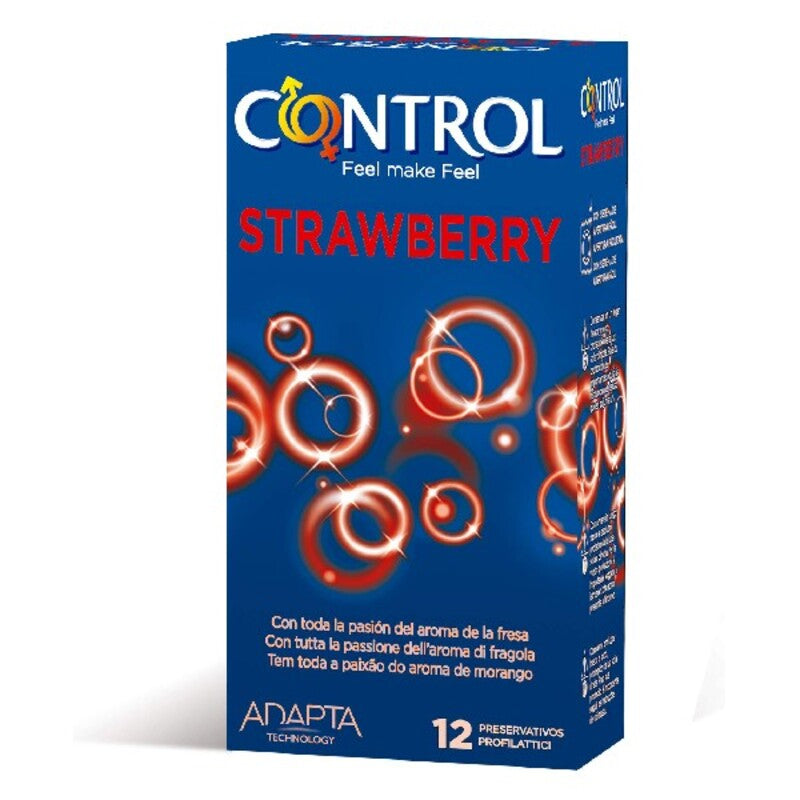 Preservatifs control 43224 fraise 12 uds
