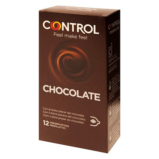 Preservatifs control chocolat 12 uds