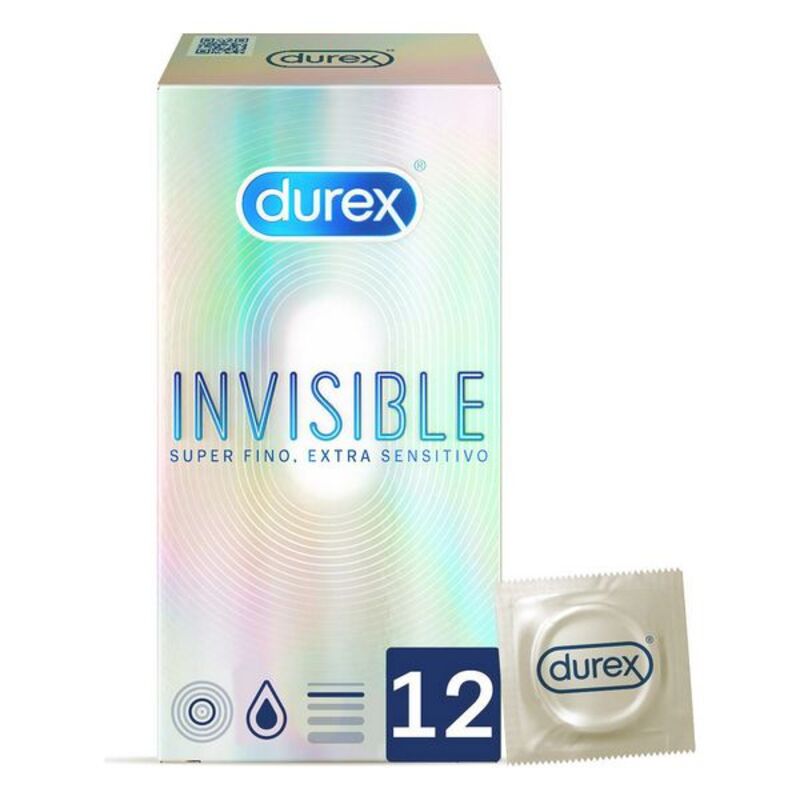 Preservatifs durex invissible ø 52 cm 12 uds