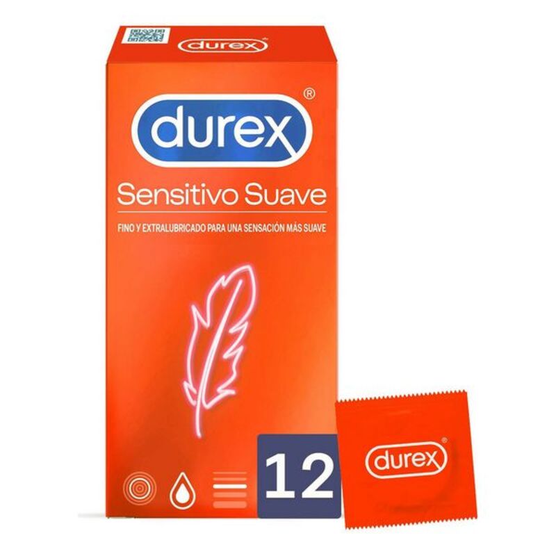 Preservatifs durex sensitivo suave ø 56 cm 12 uds