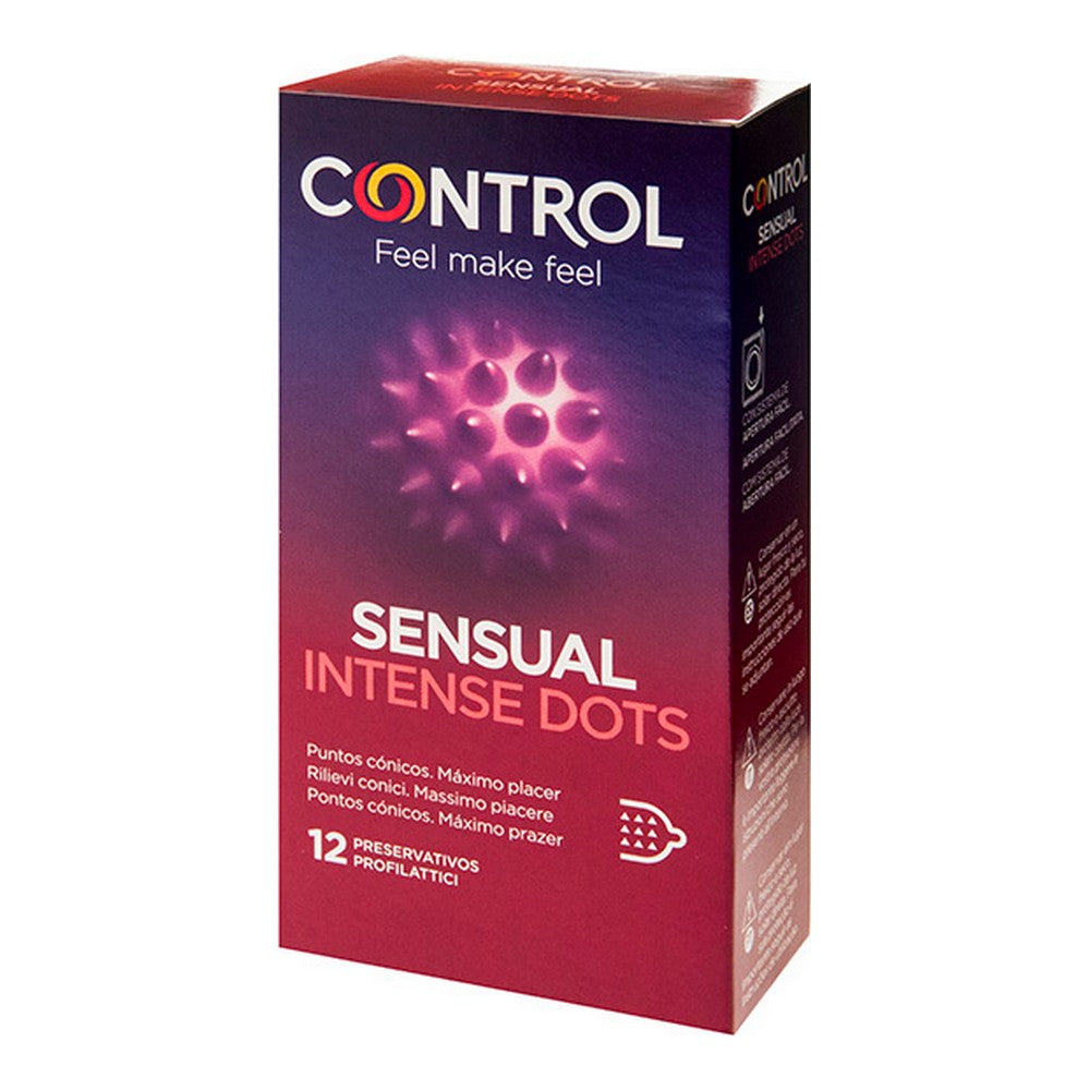 Preservatifs intense intense dots control 12 uds