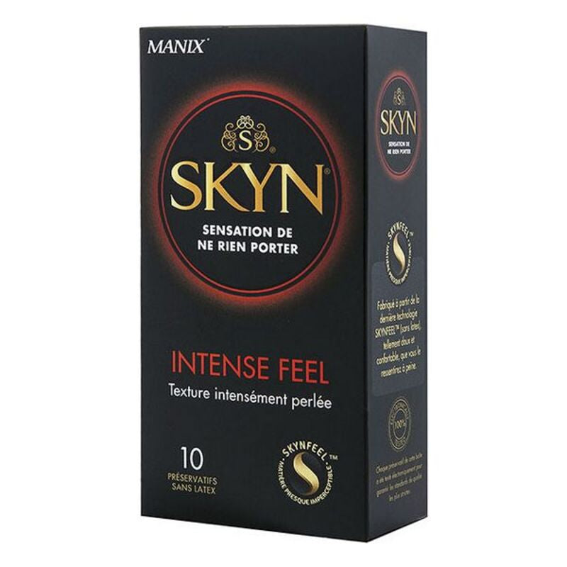 Preservatifs manix skyn intense feel 18 cm 10 uds