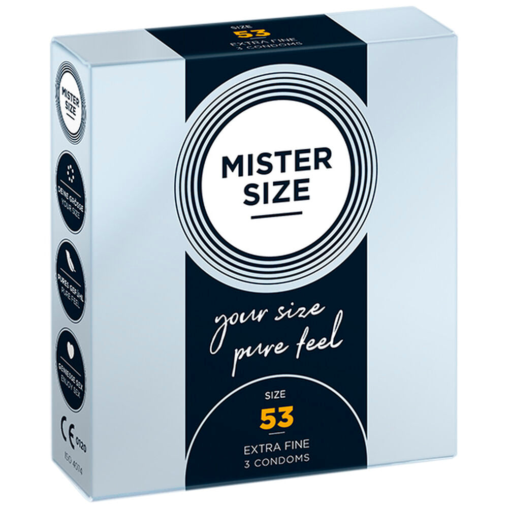 Preservatifs mister taille extra fine 53 mm