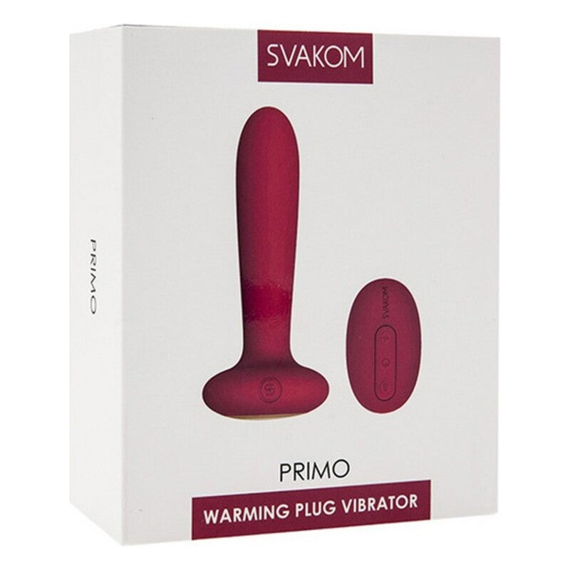 Primo plug anal chauffant wine red svakom ns7150 prune