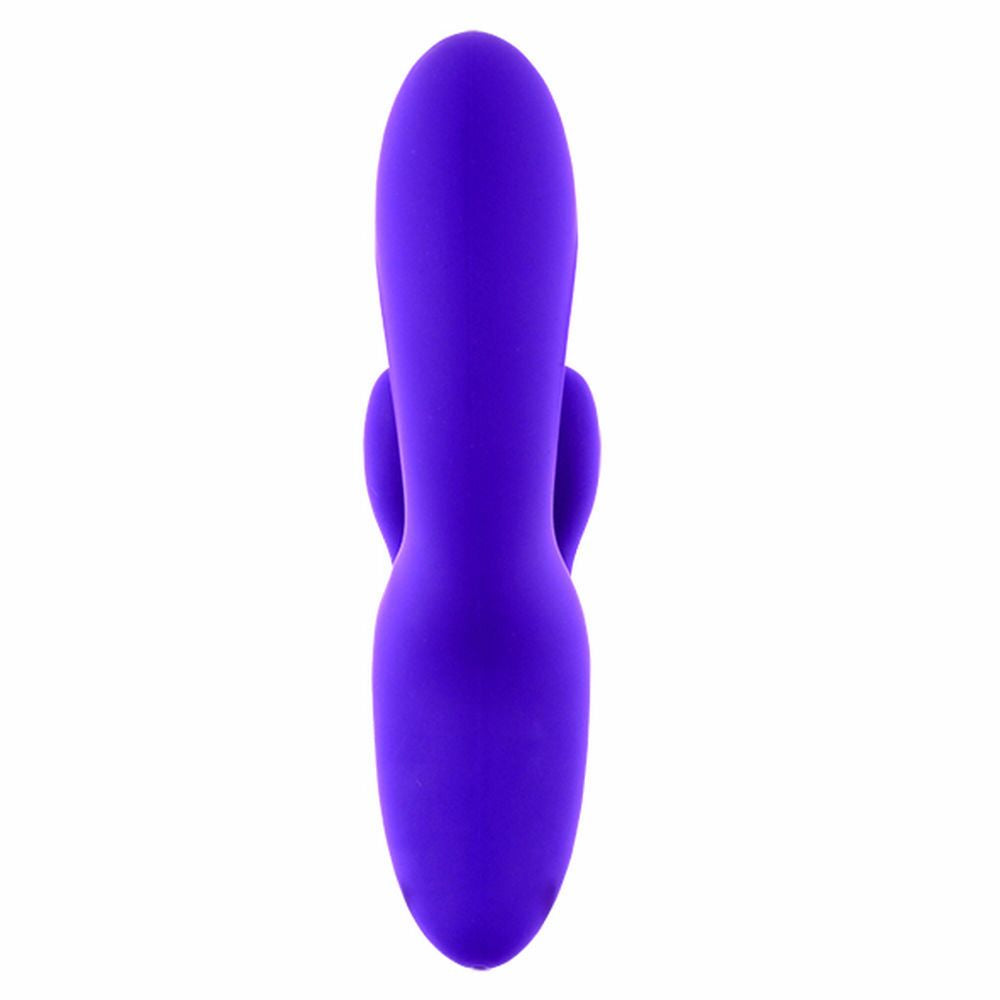 Rave g spot vibromasseur feelztoys stimulation clitoridien et levres violet