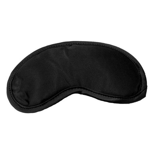 Satin blindfold black sportsheets ss10001 black