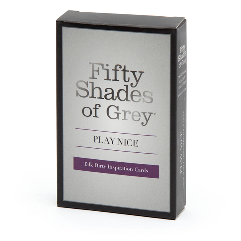 Sexe international! jeu de cartes fifty shades of grey play nice talk dirty