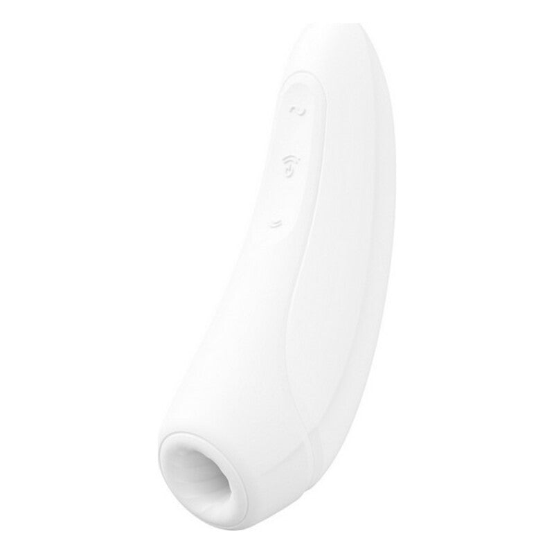 Stimulateur clitoris suction satisfyer curvy 1plus blanc