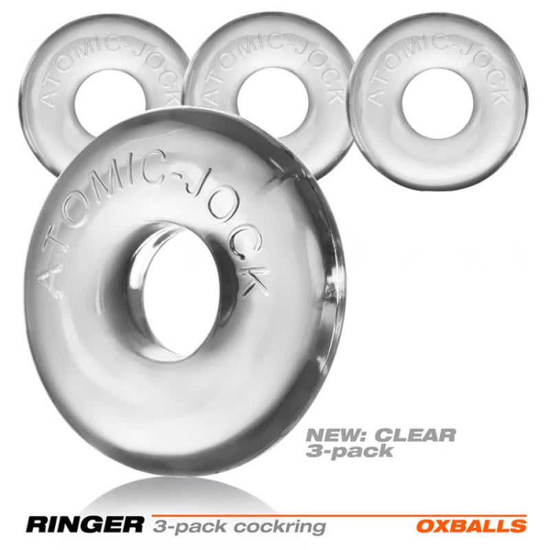 Tri ring cock cage oxballs ringer of do nut 3 pcs