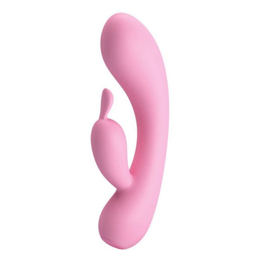 Vibromasseur double stimulation pretty love hugo rose 11 cm