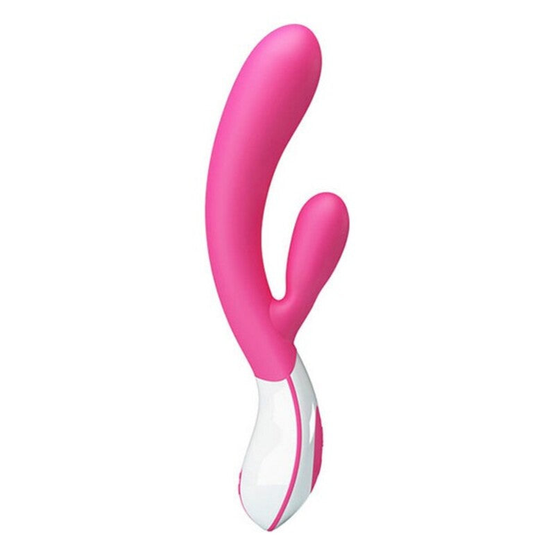 Vibromasseur double stimulation pretty love uriah rose blanc 11 cm