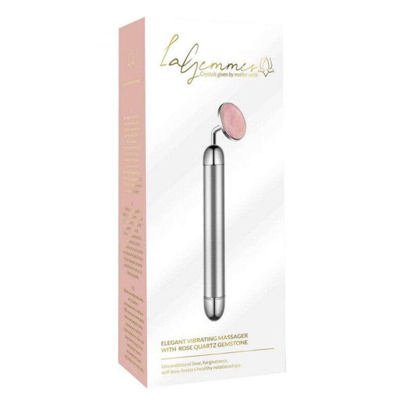 Vibromasseur lay on rose quartz la gemmes