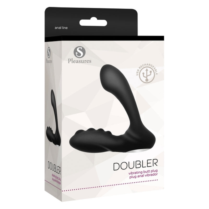 Vibromasseur point g s pleasures doubler noir