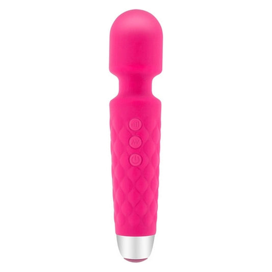 Vibromasseur point g s pleasures the wand rose fuchsia