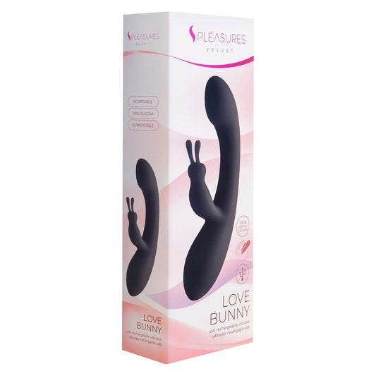 Vibromasseur rabbit s pleasures noir 187 x 35 cm