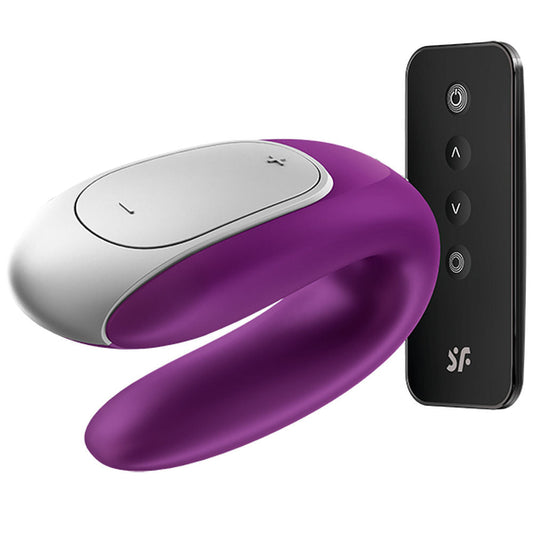 Vibromasseur satisfyer double fun violet