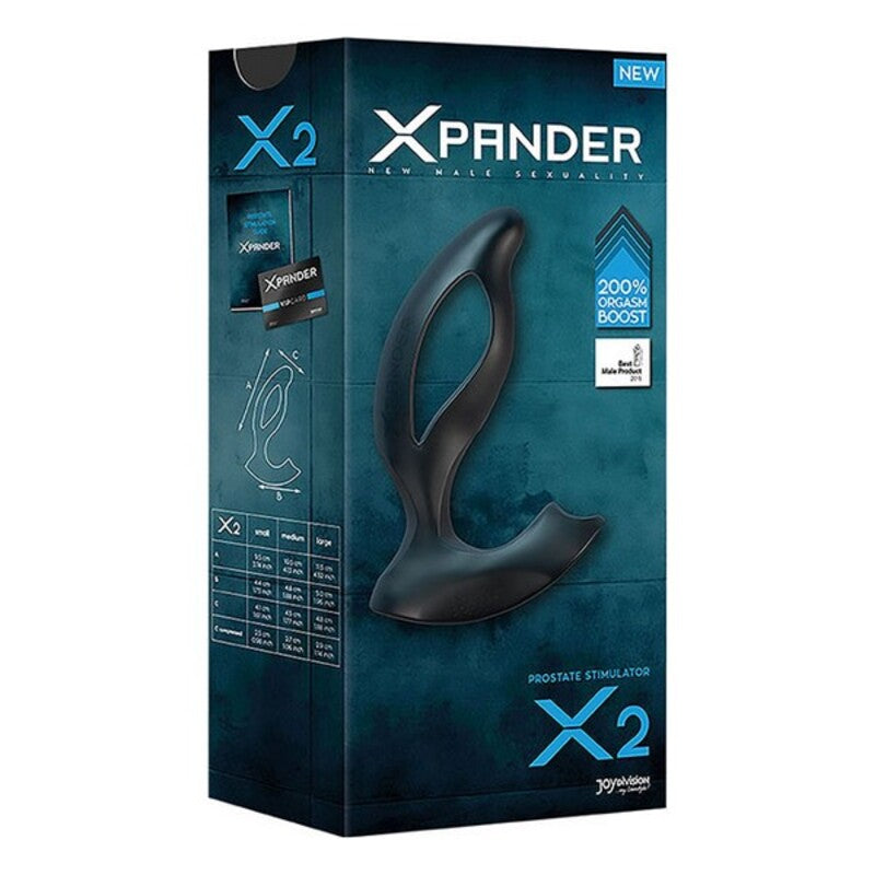 Xpander x2 silicone noir prostate massag joydivision 115 cm black